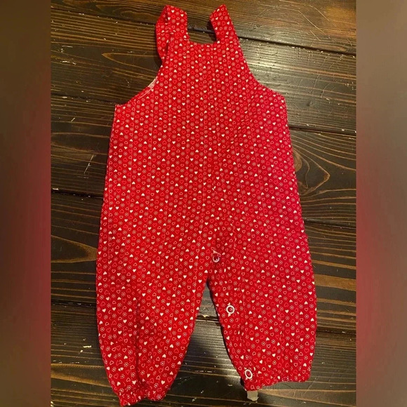 Vintage Buster Brown, infant overalls, vintage cotton overalls, 6-9 months. - Picture 2 of 4